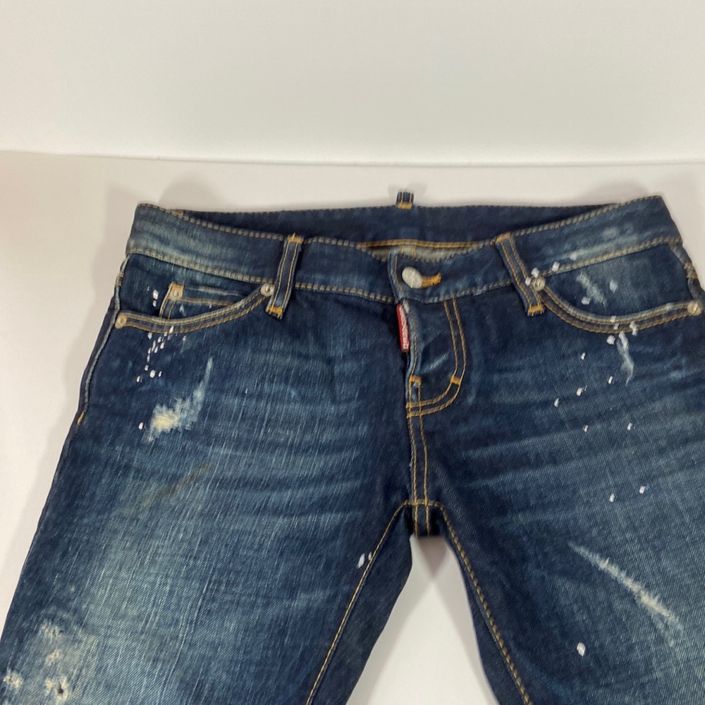 DSQUARED Distressed Guitar Jeans